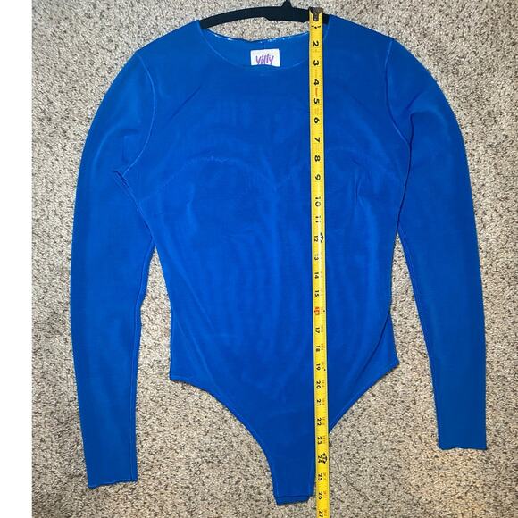 Yitty - Blue Sheer Sweetheart Bodysuit - Shapewear Size Small - Picture 8 of 16